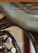 Variations on A Mighty Fortress Concert Band sheet music cover